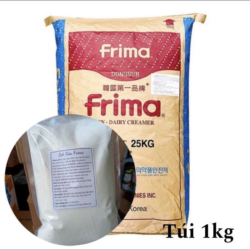 Bột kem sữa Frima / Bột sữa Frima túi tách lẻ 1kg