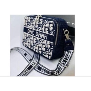 Set thêu túi DIO đeo chéo size 22