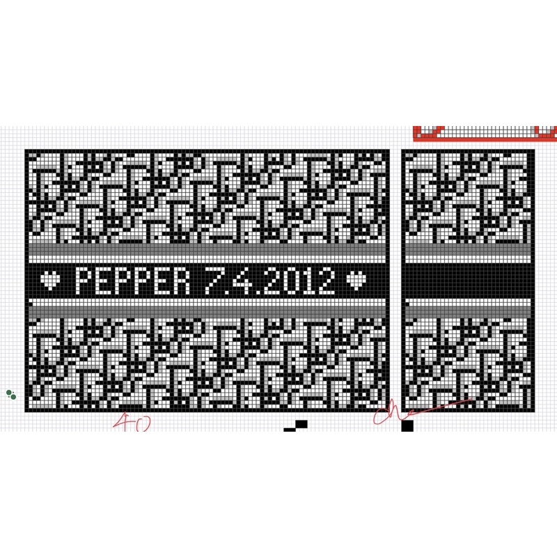 Set thêu túi DIO đeo chéo size 22