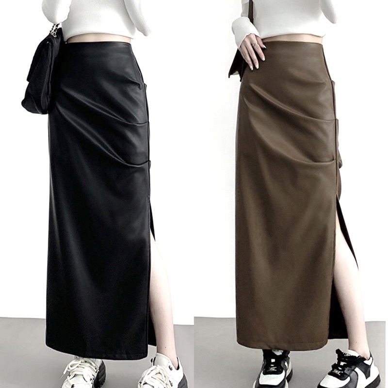 Chân Váy Da Phong Cách Hàn Quốc V18