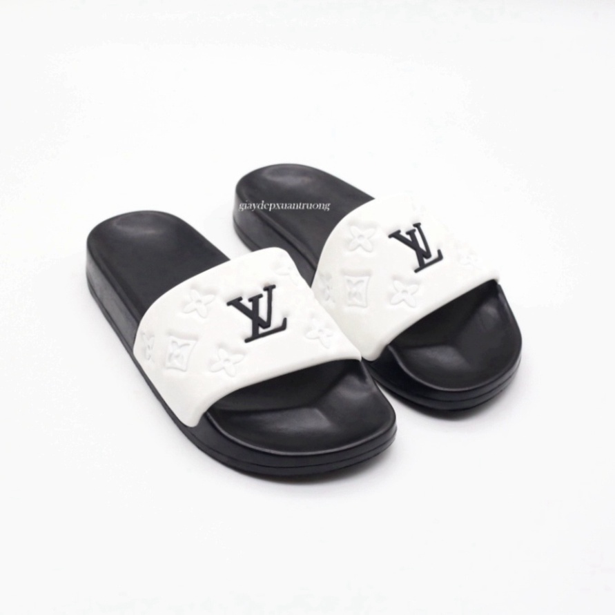 Dép nam LV quai ngang đế PU kiểu dáng thời trang siêu đẹp