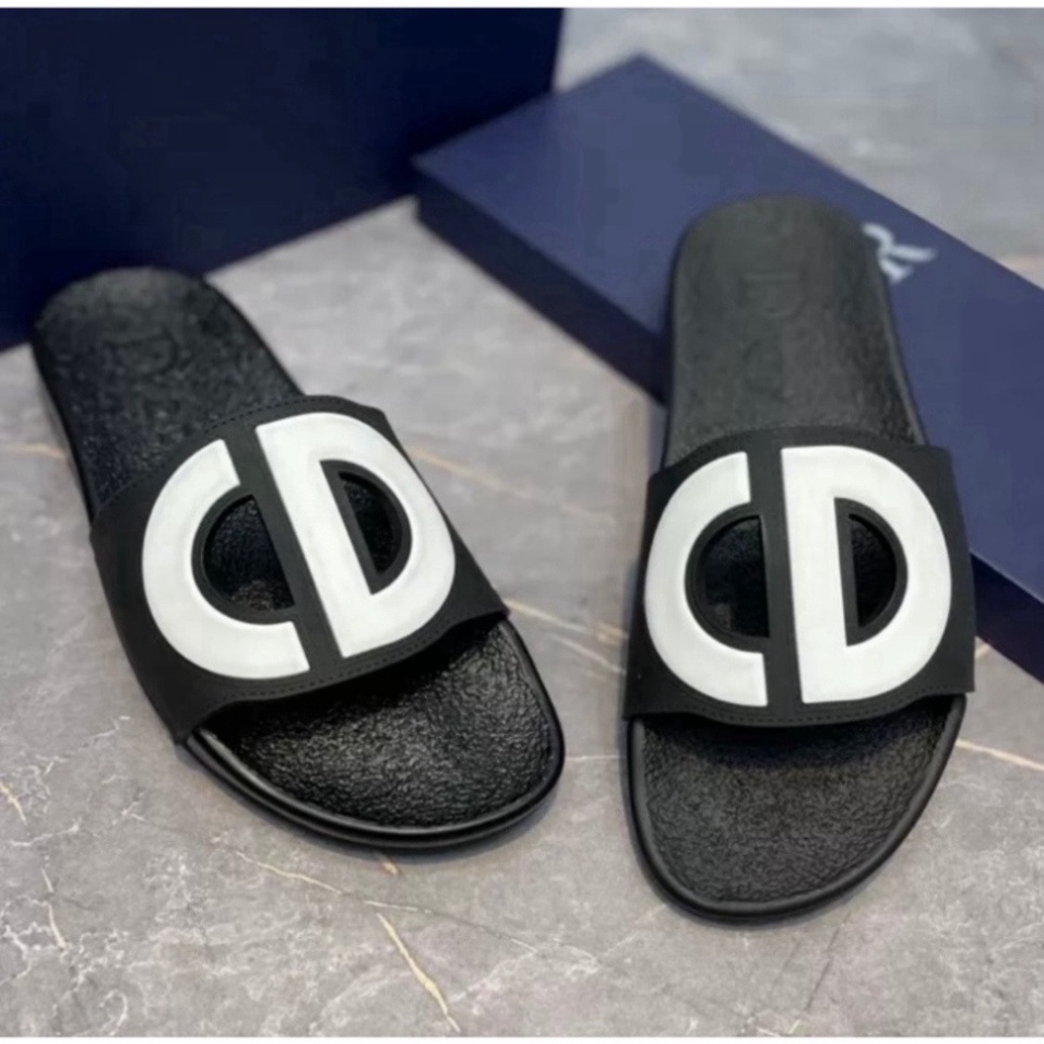 HOT-HOT Dép Nam Quai ngang DlOR họa tiết CD cực kỳ hót hàng víp