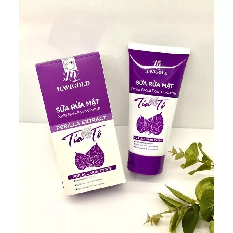 Sửa rửa mặt Tía Tô HAVIGOLD