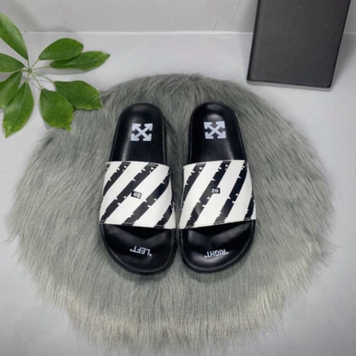 Dép quai ngang nam nữ OFF WHITE siêu cool ngầu cho boy cháy phố