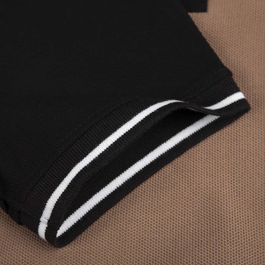 Áo Polo Mixto M707 Nam MIXMEN, Vải Cotton Cá Sấu Mắt Lục Giác Phối Sọc Làm Điểm Nhấn Lạ Mắt