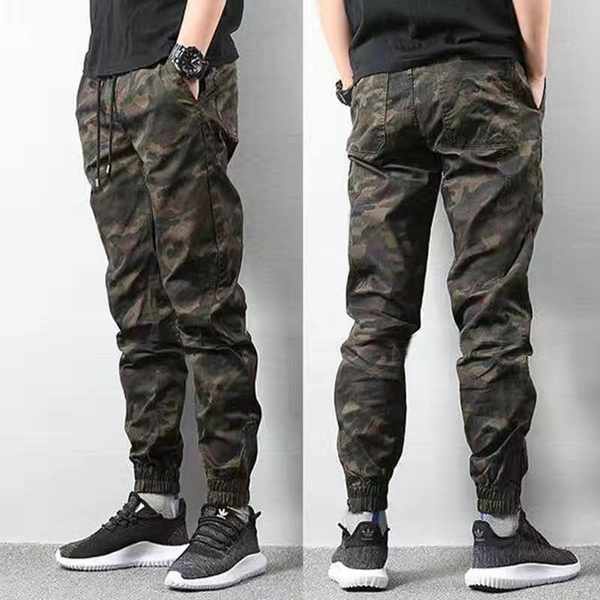 Quần Dài Họa Tiết Rằn Ri Lót Lông Cừu Dày Dặn Chống Mài Mòn Thời Trang Thu Đông Cho Nam Giới