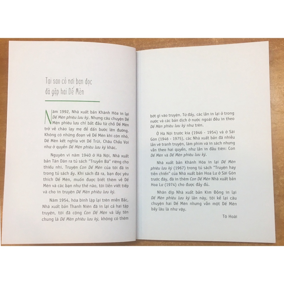 Sách - Dế Mèn Phiêu Lưu Ký