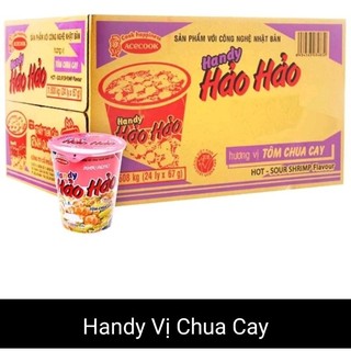 Hoả tốc thùng 24 ly mì ăn liền handy hảo hảo love