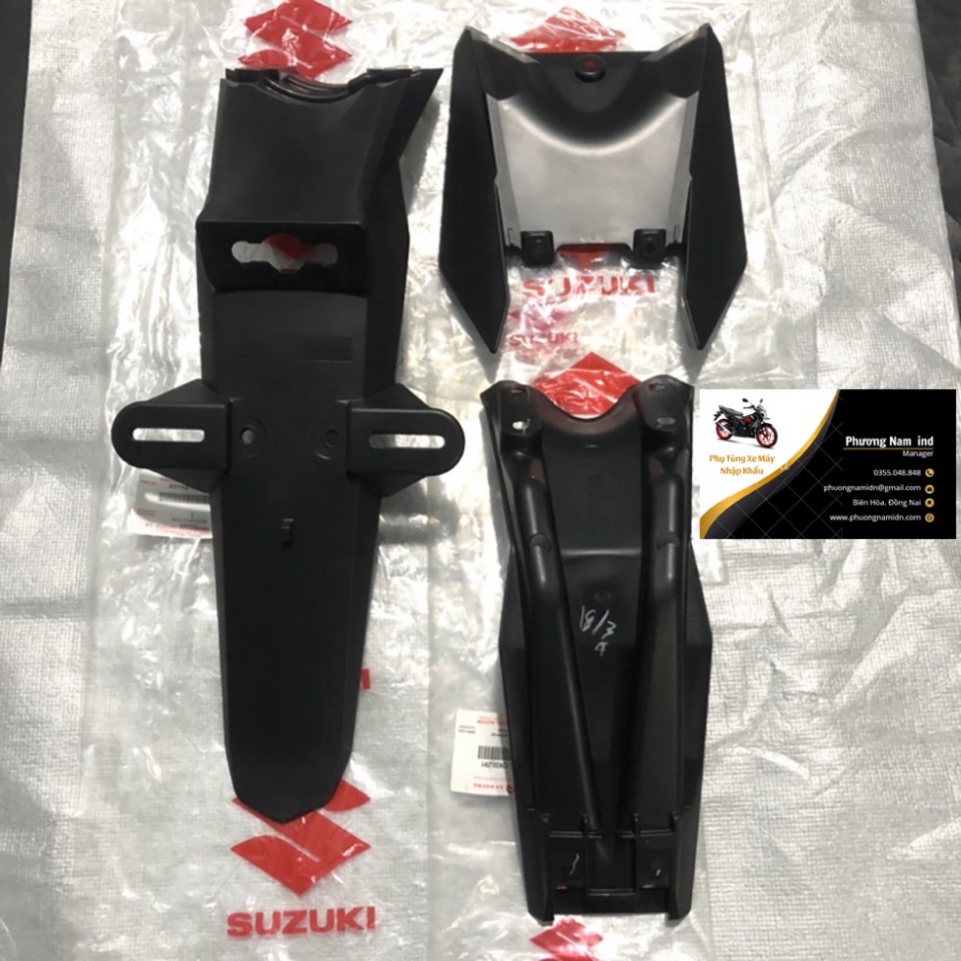 Bộ dè sau, dè ba món Satria FI, Raider FI chính hãng