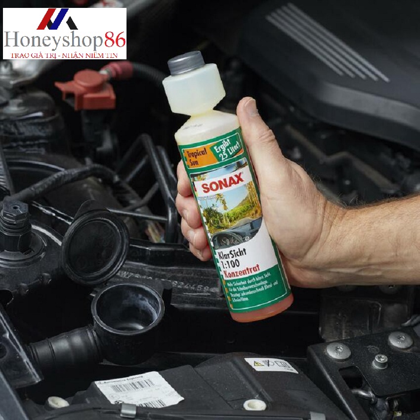 Nước rửa kính xe hơi, ô tô đậm đặc thương hiệu Sonax - Đức: Mã 371141 HONEYSHOP86