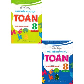 Sách - combo định hướng phát triển năng lực toán 8 - tập 1 + 2 -ha