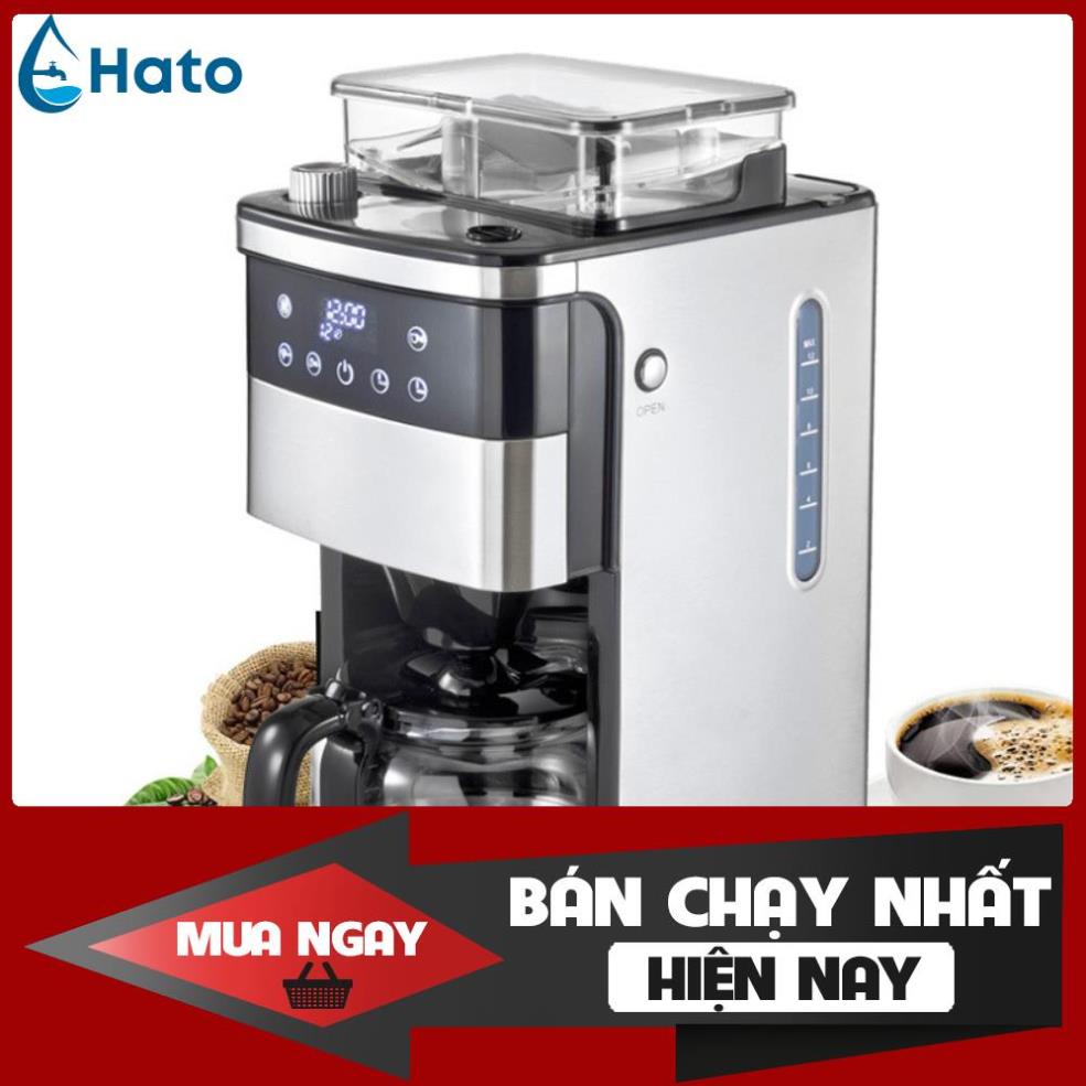 Máy Pha Cafe Ambiano Tự Động Vừa Xay Vừa Pha 12 Cốc/1 Lần Xay, Máy Pha Cà Phê Mini Cho Gia Đình, Văn Phòng, Quán Cafe