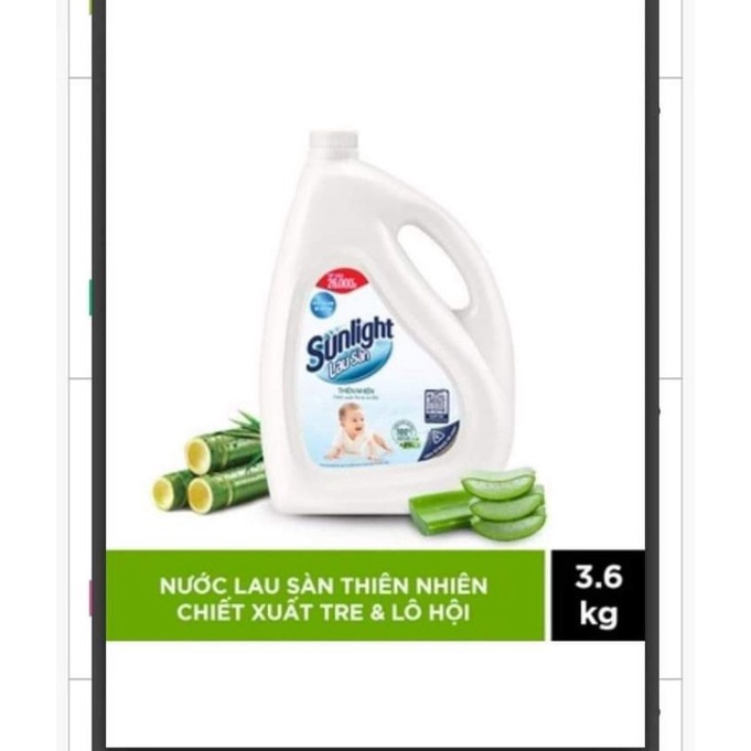 Nước lau sàn Sunlight can 3,6kg