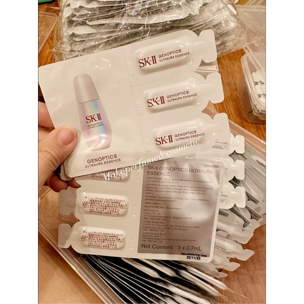 Vỉ mẫu dùng thử Skii Skinpower essence và Ultraura essence