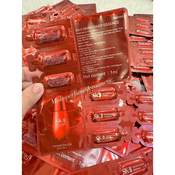 Vỉ mẫu dùng thử Skii Skinpower essence và Ultraura essence