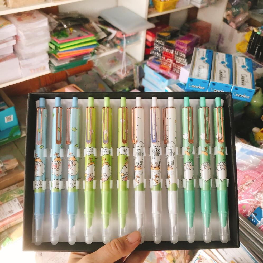 Bút máy, bút máy xóa được dạng bấm có thể thay ống mực