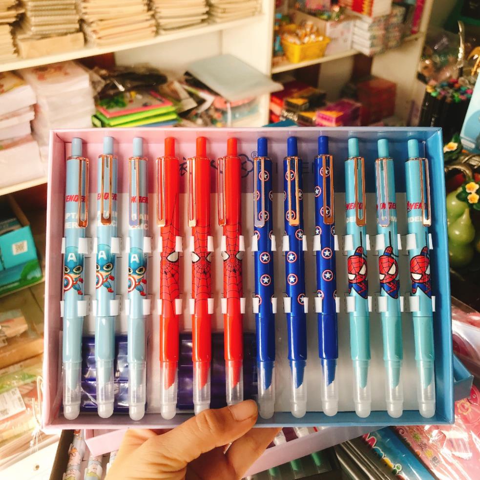 Bút máy, bút máy xóa được dạng bấm có thể thay ống mực