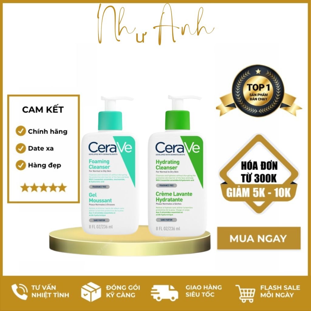 Sữa Rửa Mặt CeraVe 236ml