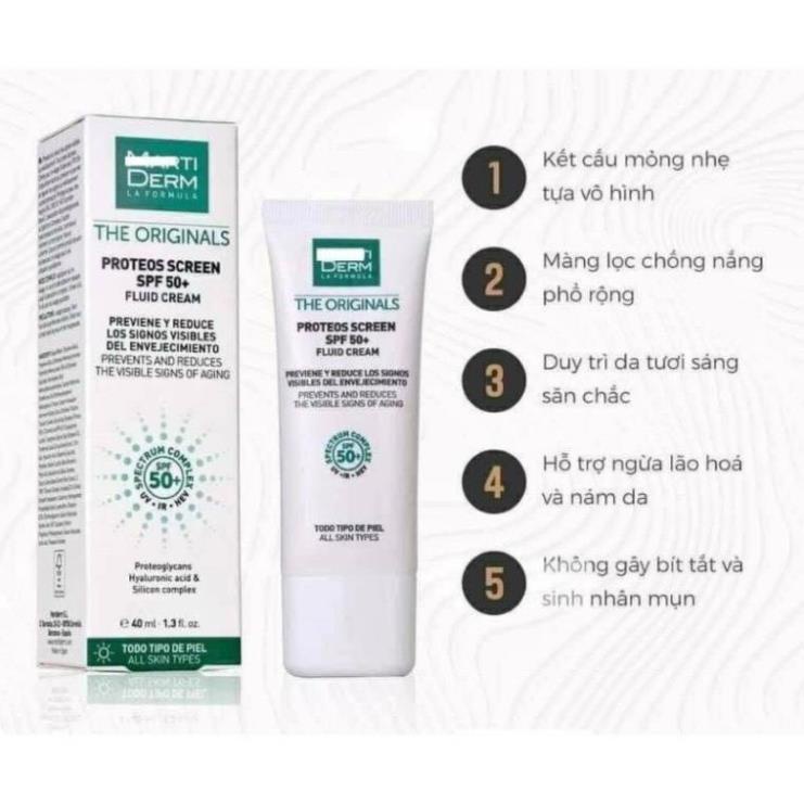 Kem Chống Nắng Martiderm The Originals Proteos Screen 40ml
