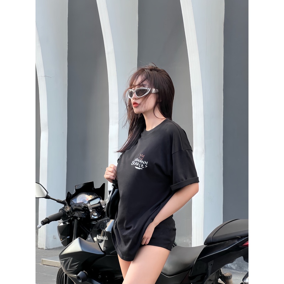 Áo thun form rộng VANANHSCARLET tay lỡ - Unisex