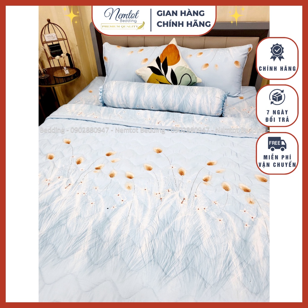 💥SIÊU ĐẸP_ẢNH THẬT💥Bộ Lụa Tencel Than Hoạt Tính Cao Cấp Siêu Mát Mịn, Vải Lụa Mềm, Bộ 4,5 Món Chăn Chần Bông_Hỏa Tốc HCM