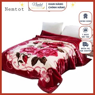 🔖GIÁ HỦY DIỆT🔖 Chăn Lông Tuyết Cao Cấp Thành Công, Chăn (Mền) Tuyết Nhung 2 Lớp Dày Ấm In 5D Sắc Nét_Nemtot Bedding