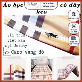 🌈GIÁ SỐC🌈 Áo Bọc Nệm 2 Mặt Có Khóa Kéo Dùng Cho Nệm Thẳng, Ga Nệm 2 Mặt Có Khóa Kéo Bọc Nệm Topper