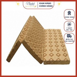 💥SALE💥 Nệm bông ép gấp 3 Kim Cương Dày 5cm đủ size từ 1m - 1m8, nệm gòn ép Kim Cương cao cấp chính hãng-Nemtot Bedding