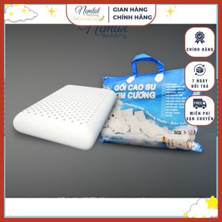 Ruột Gối Cao Su Thiên Nhiên Ovany Kim Cương Chính Hãng, Gối Nằm Latex Người Lớn Siêu Êm Ái_Nemtot Bedding