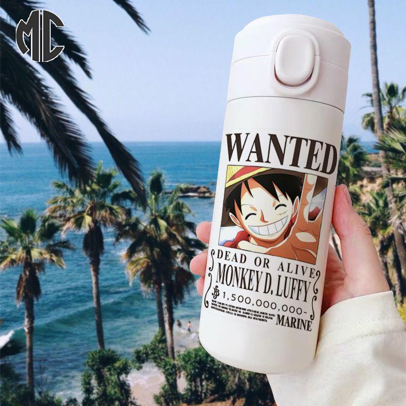 Bình Nước Giữ Nhiệt Bằng Thép Không Gỉ In Hình one piece