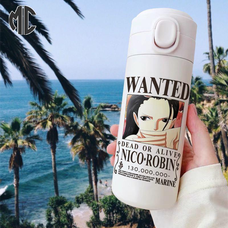 Bình Nước Giữ Nhiệt Bằng Thép Không Gỉ In Hình one piece