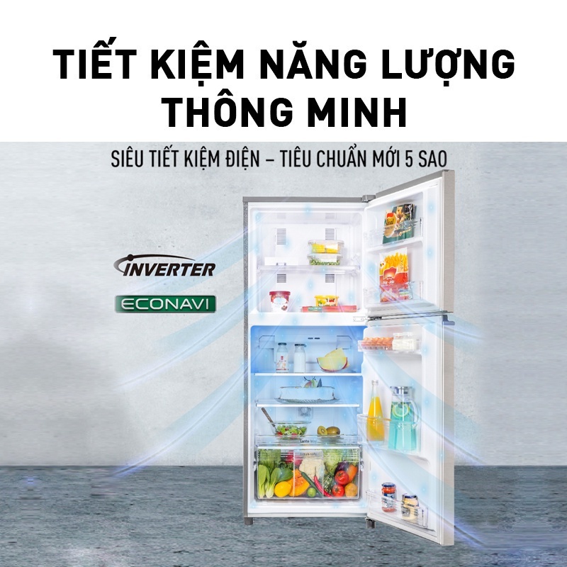 Tủ lạnh Panasonic Inverter 234 lít NR-TV261APSV - Diệt khuẩn 99.99%