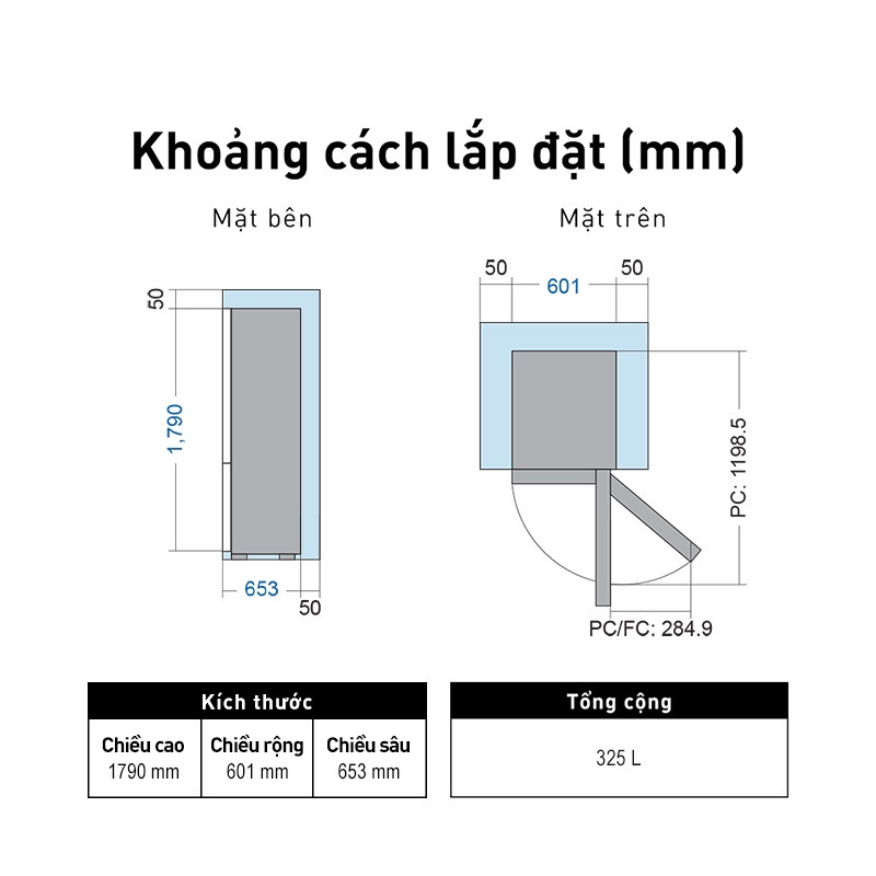 [TRẢ GÓP 0%] Tủ lạnh Panasonic Diệt Khuẩn 325L NR-BV361GPKV Lấy Nước Ngoài-Ngăn Đá Dưới