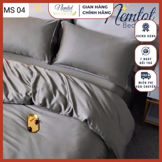 💥giảm sốc_chăn ga cao cấp tencel 60s lụa trơn siêu mềm mịn, chăn ga gối lụa tencel 60s nhập khẩu gồm chăn chần bông