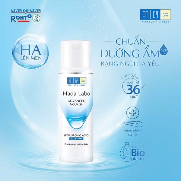 Dung Dịch Dưỡng Ẩm Hada Labo Cho Da Khô Advanced Nourish Hyaluron Acid Lotion 170ml