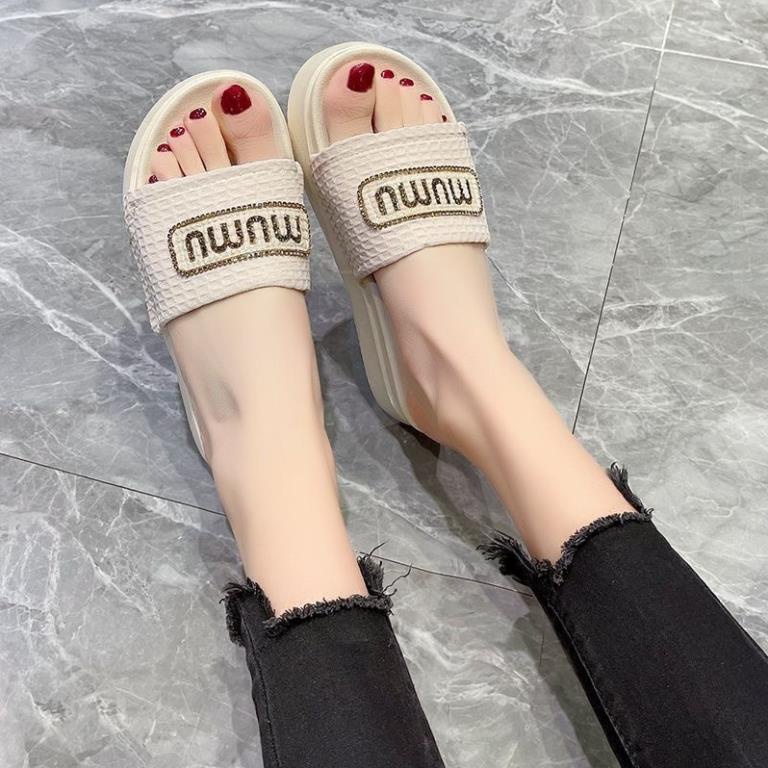 Dép Bánh Mỳ Nữ MUMU Độn Đế Siêu Hót Trends