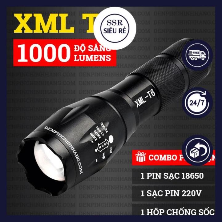 Đèn pin mini cầm tay siêu sáng XML-T6 ssr