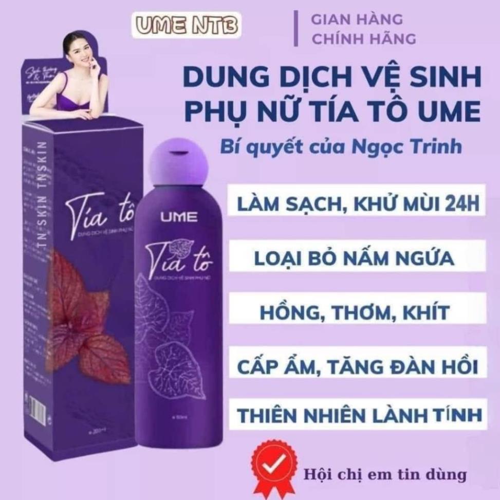 Dung Dịch Phụ Nữ Tía Tô Ume Khử Mùi Lưu Hương Suốt 24H Trẻ Hoá Tươi Mới