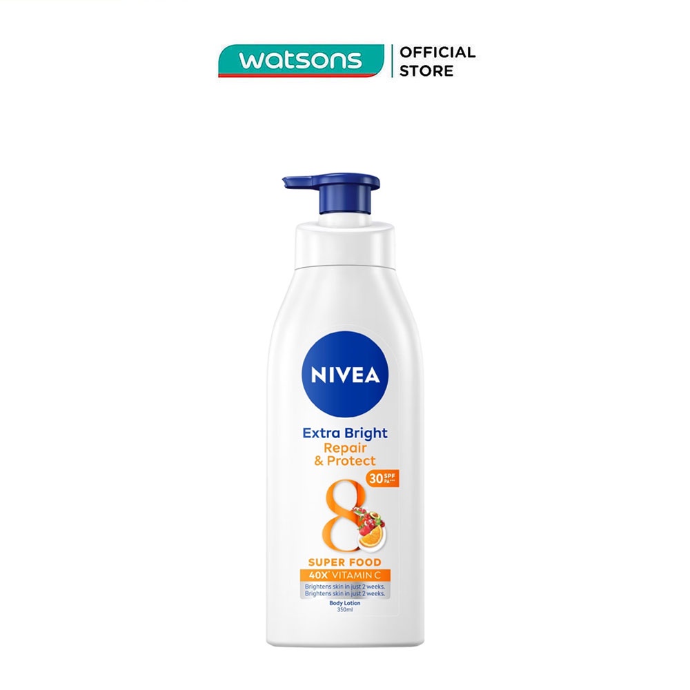 Sữa Dưỡng Thể Dưỡng Trắng Phục Hồi Chống Nắng Nivea 350ml