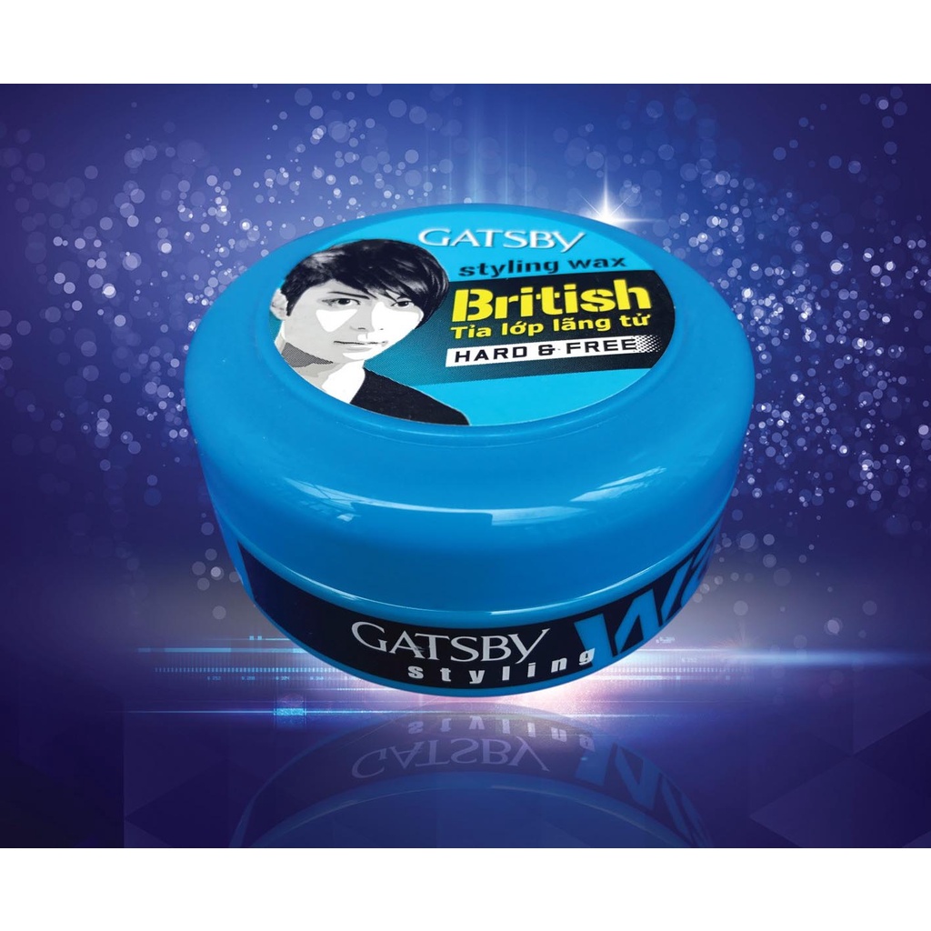 Wax Tóc Gatsby Hard & Free_Xanh 25g