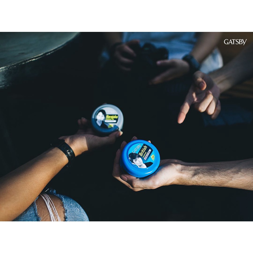 Wax Tóc Gatsby Hard & Free_Xanh 25g