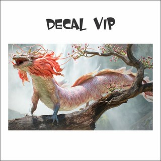 TRANH 3D DÁN HỒ CÁ ( TRANH LƯNG ) _DECAL VIP