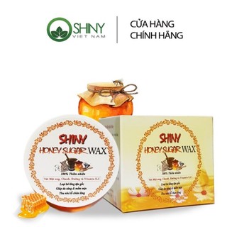 Combo 5 hũ wax Honey Shiny bao gồm giấy wax và que gỗ