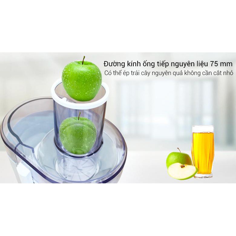 Máy Ép Trái Cây Panasonic PAVH-MJ-SJ01WRA – 1.5 Lít-Hàng Chính Hãng