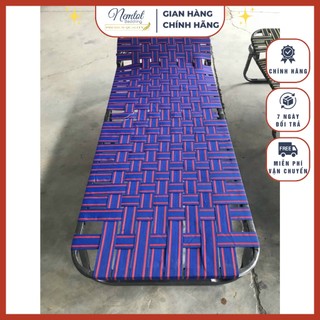 📛giá hủy diệt📛 giường xếp dây dù bản lớn cao cấp công ty duy phương chính hãng, giường sắt xếp gọn sơn tĩnh điện bền đẹp