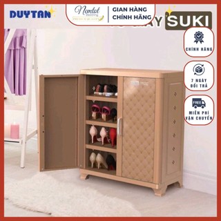 ✨ƯU ĐÃI✨Tủ giày Suki 4 tầng Duy Tân chính hãng HCM, Tủ đựng giày dép siêu gọn nhẹ, bền đẹp, tủ giày dép cao cấp đủ màu