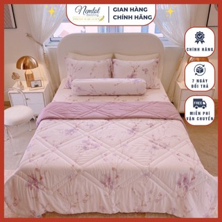 🔥giảm sốc_ảnh thật🔥 trọn bộ tencel 60s siêu mềm mịn, bộ gồm chăn chần bông cao cấp xuất khẩu, vải lụa tencel 60s_hcm