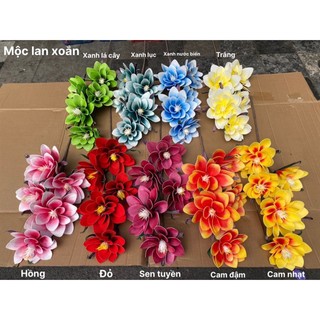 Hoa giả, hoa mộc lan bông xoắn hoa cắm bình trang trí