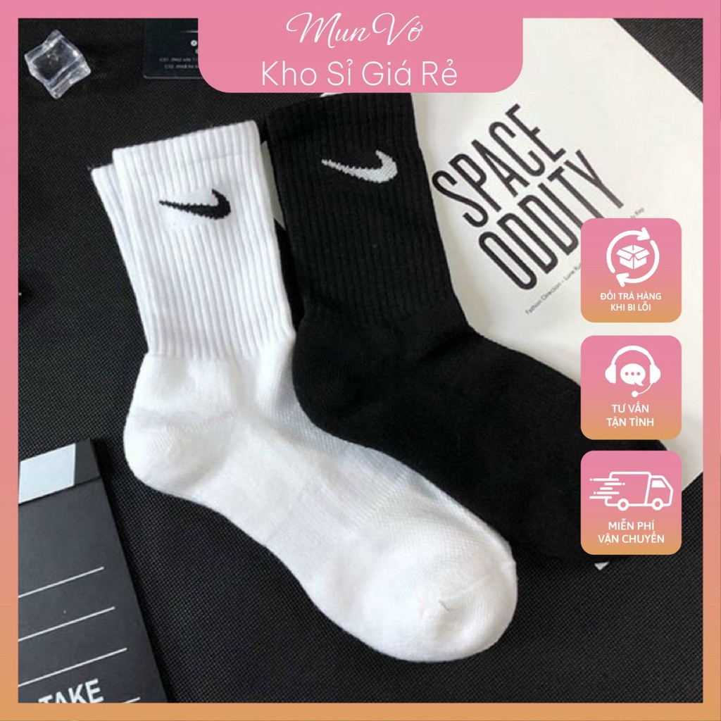 Tất Nike cổ cao, cổ trung, cổ ngắn , tất thể thao nam nữ unisex nhiều màu như hình co giãn 4 chiều chống mùi khử khuẩn
