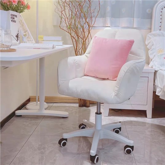 ♕❉▬Ghế trang điểm phòng ngủ bé gái, ghế máy tính đơn giản, ghế văn phòng học tập ký túc xá